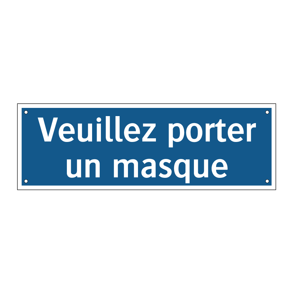 Veuillez porter un masque