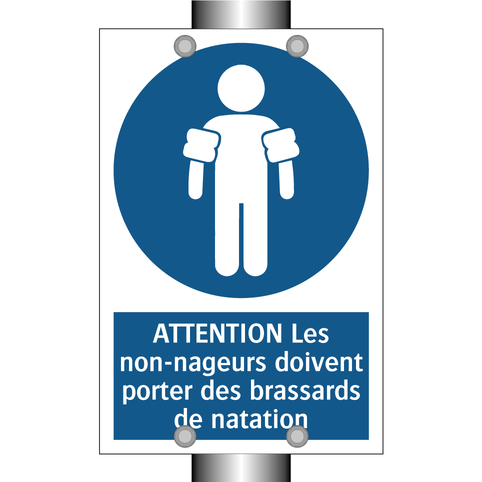 ATTENTION Les non-nageurs doivent porter des brassards de natation