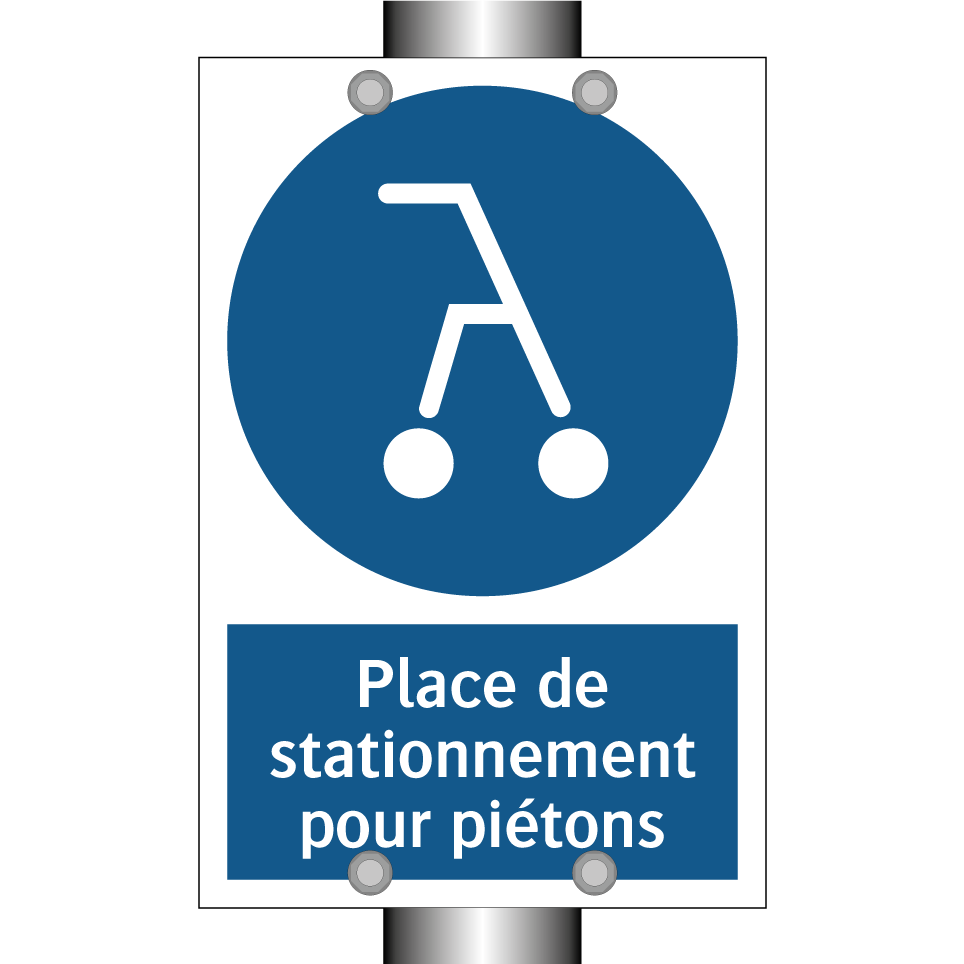 Place de stationnement pour piétons