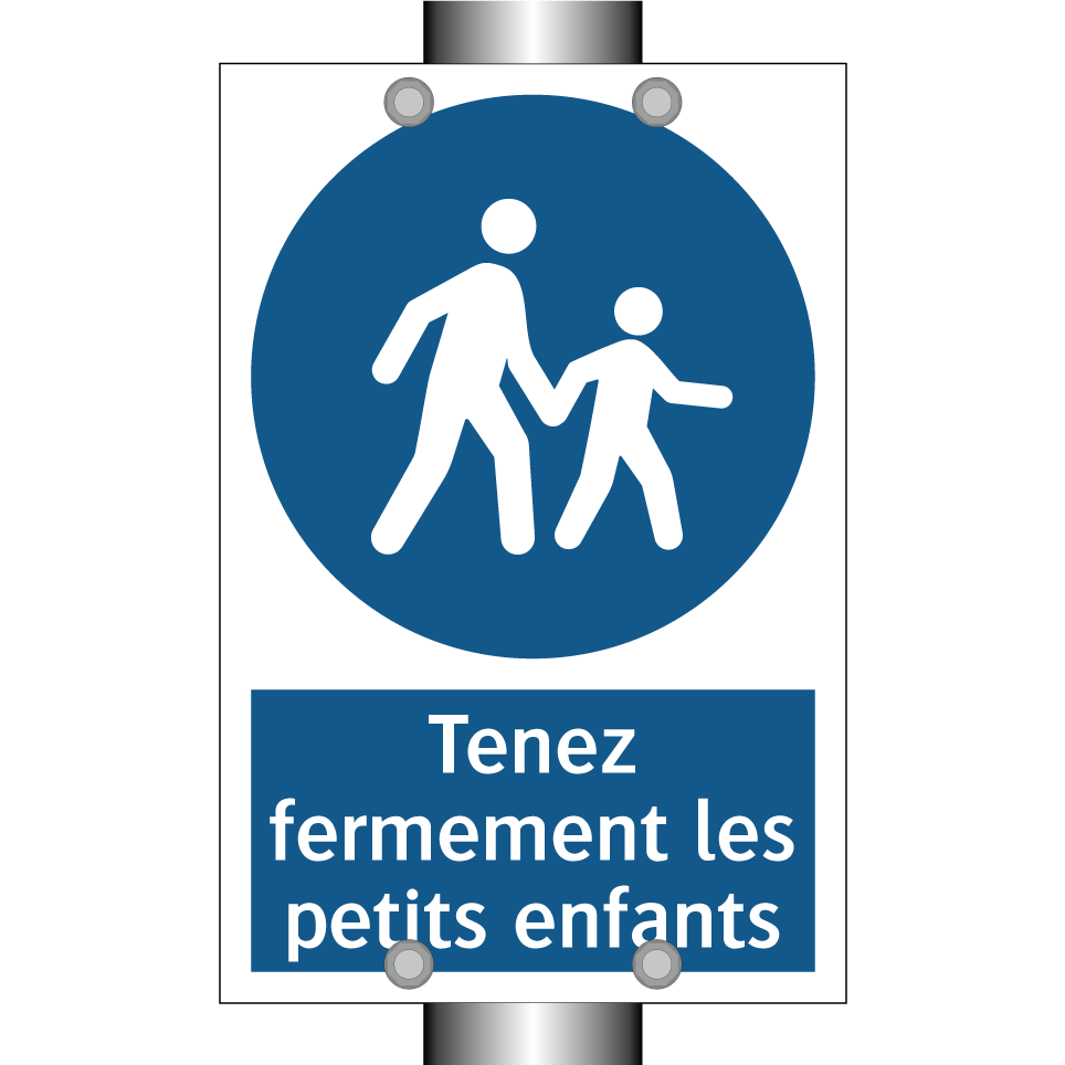Tenez fermement les petits enfants