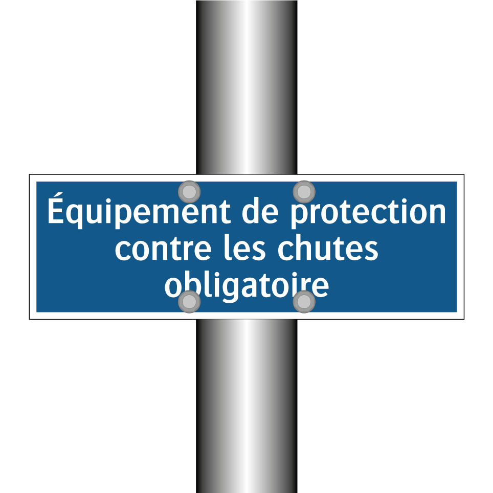 Équipement de protection contre les chutes obligatoire