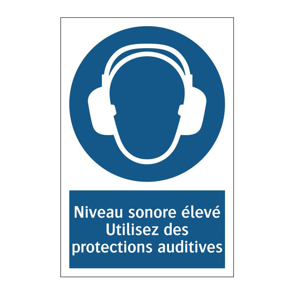 Niveau sonore élevé Utilisez des protections auditives