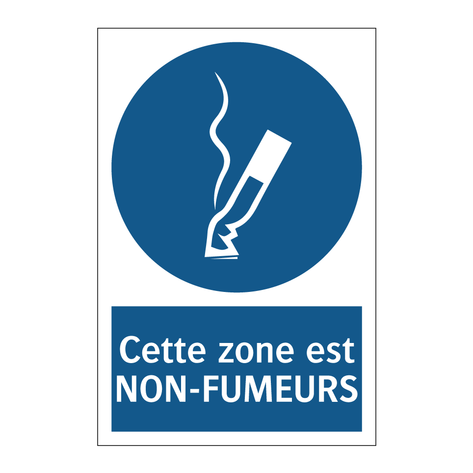 Cette zone est NON-FUMEURS