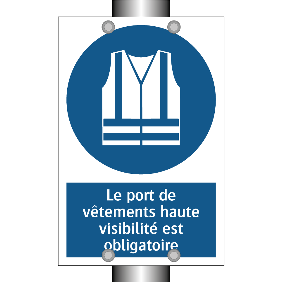 Le port de vêtements haute visibilité est obligatoire