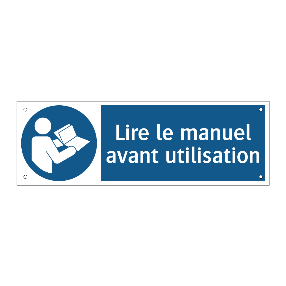 Lire le manuel avant utilisation