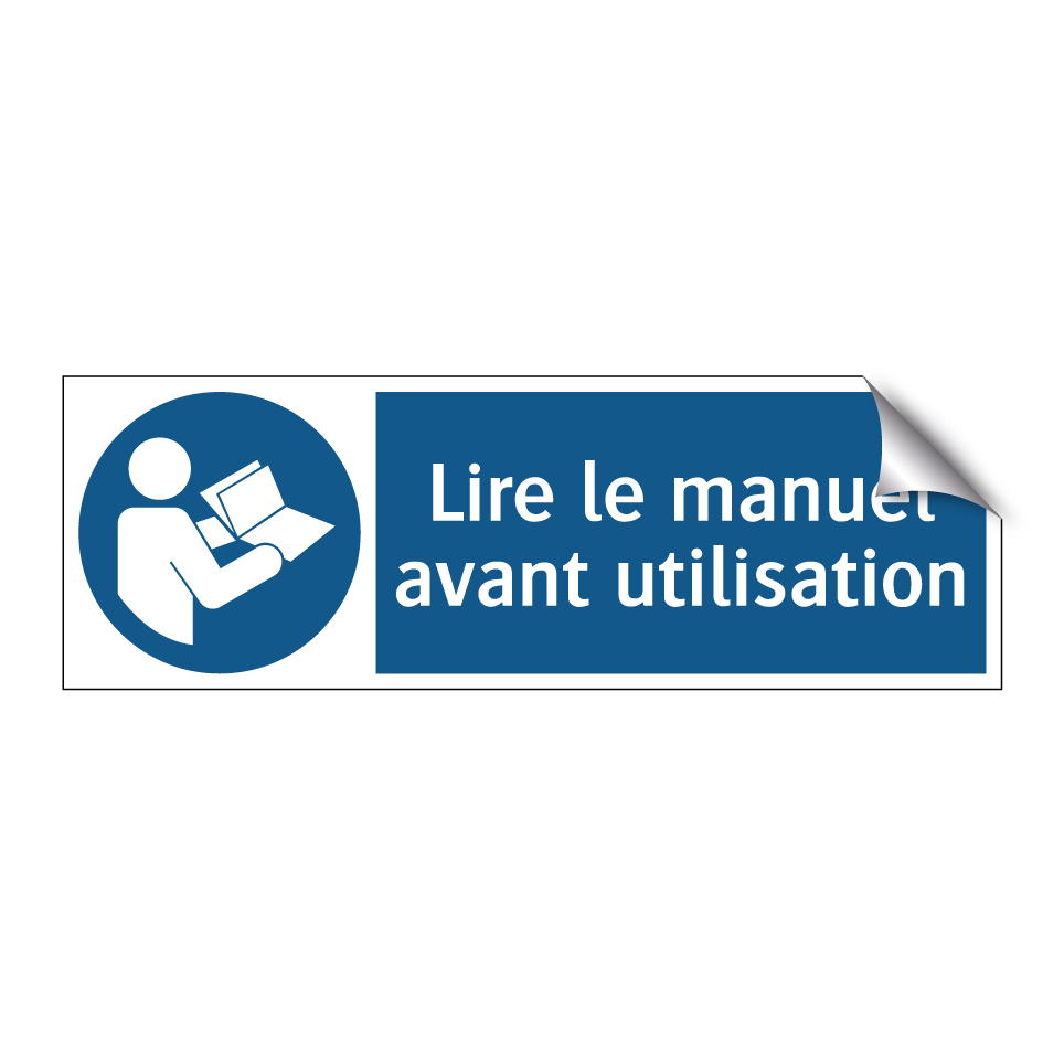 Lire le manuel avant utilisation