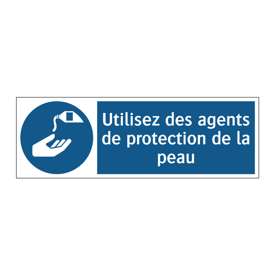 Utilisez des agents de protection de la peau