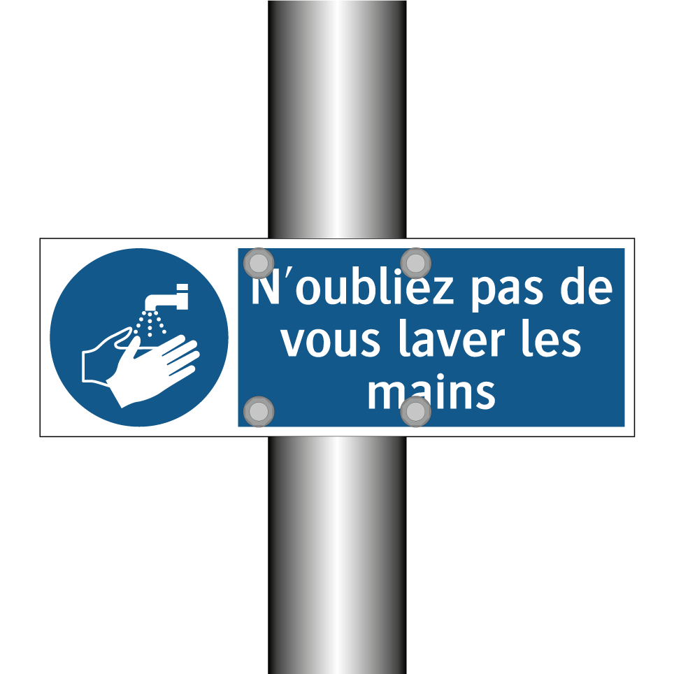 N'oubliez pas de vous laver les mains