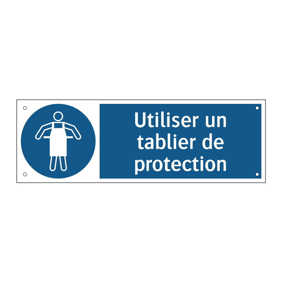 Utiliser un tablier de protection
