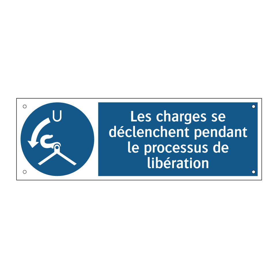 Les charges se déclenchent pendant le processus de libération