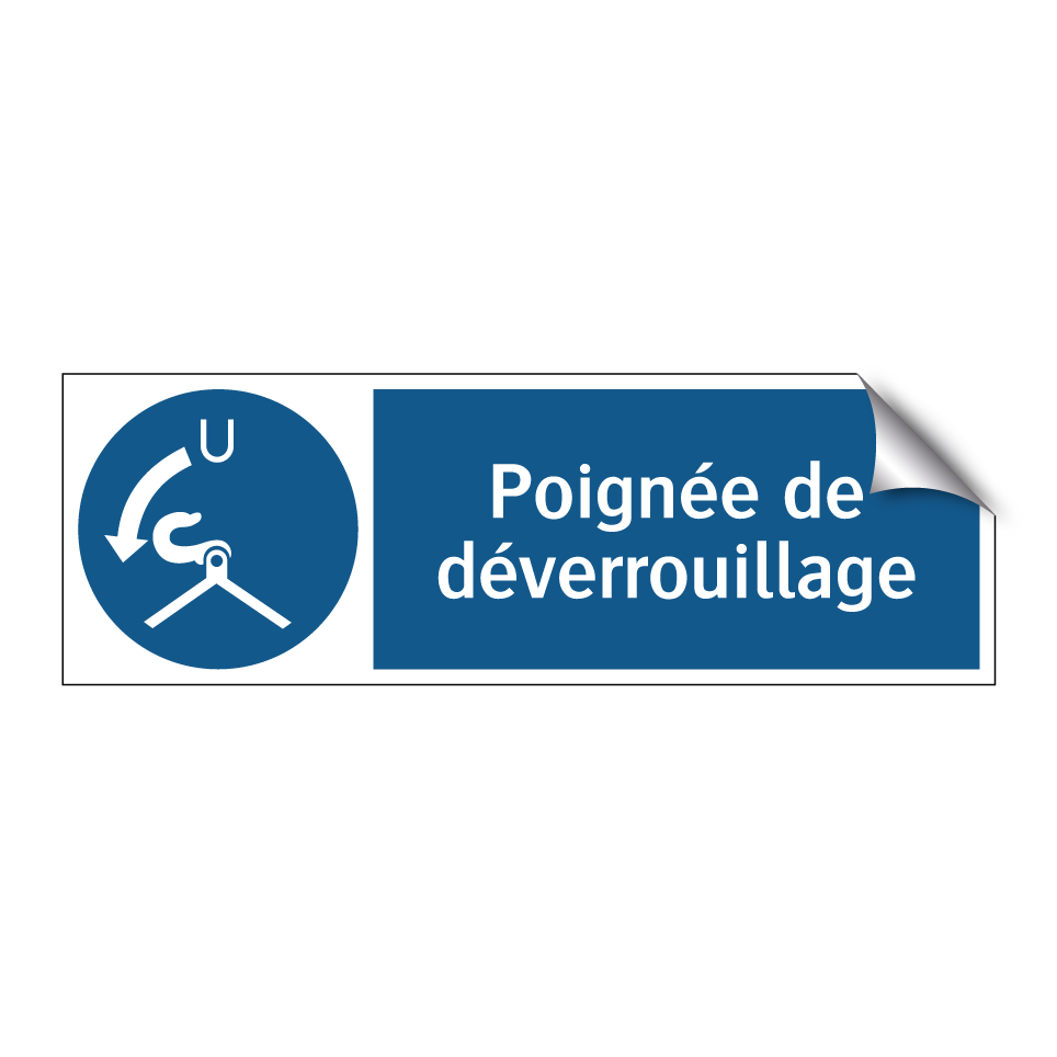Poignée de déverrouillage