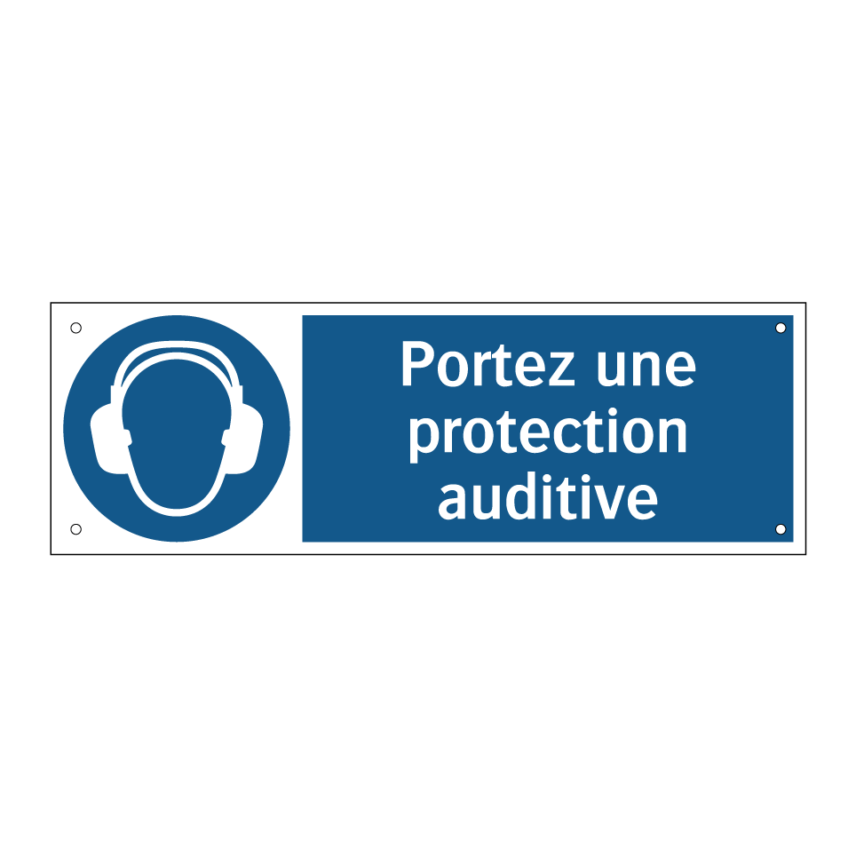 Portez une protection auditive