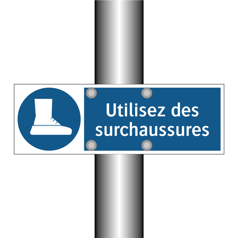 Utilisez des surchaussures