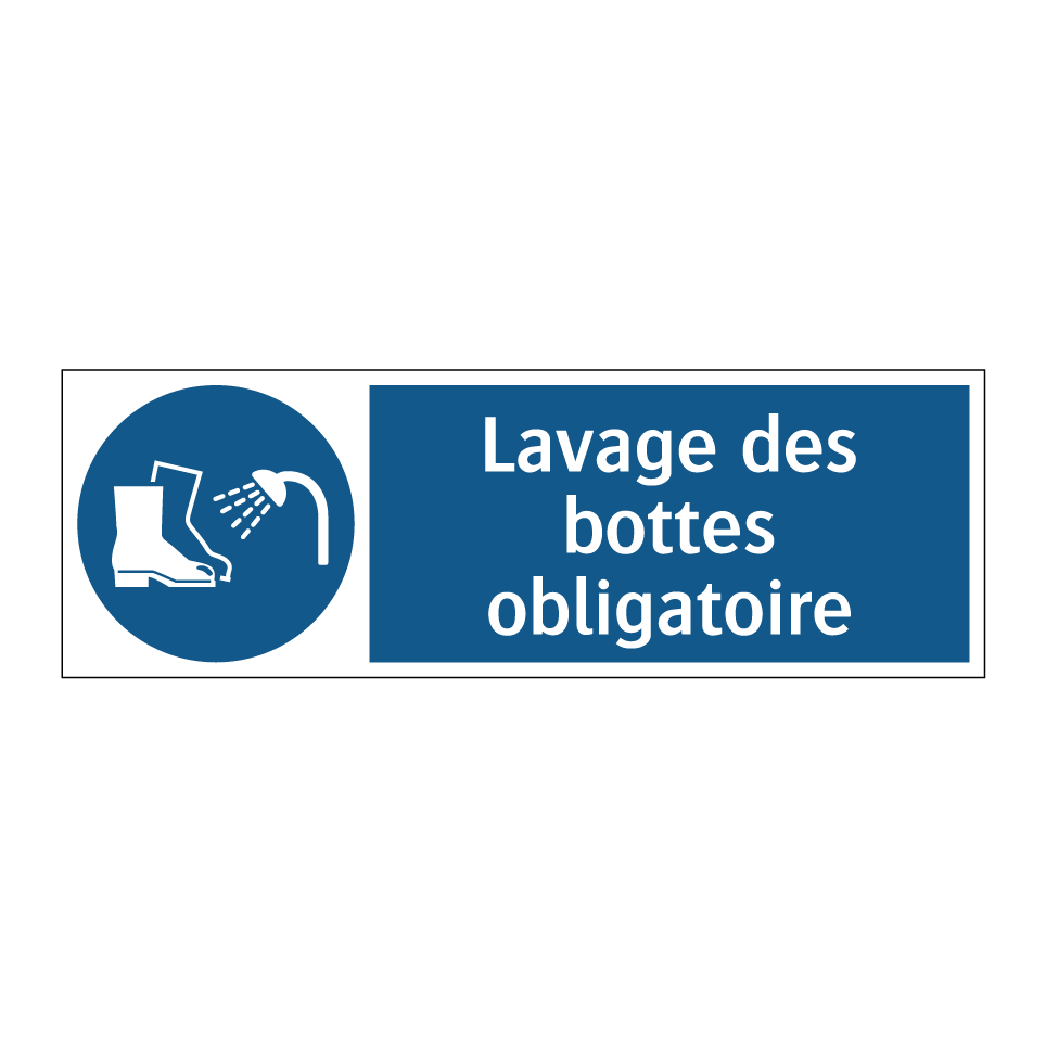 Lavage des bottes obligatoire