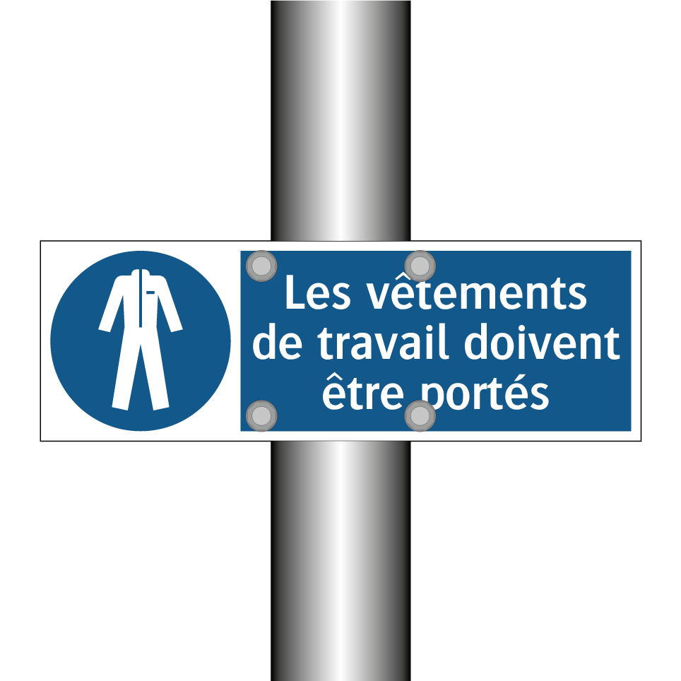 Les vêtements de travail doivent être portés