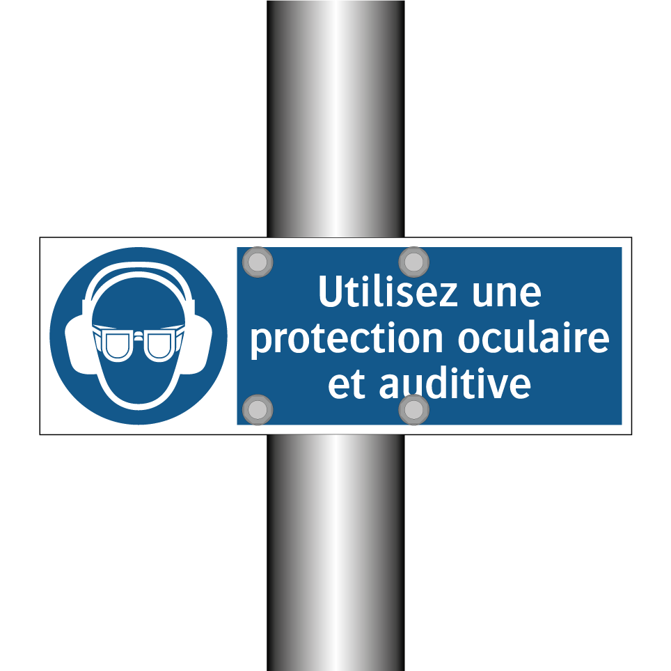 Utilisez une protection oculaire et auditive