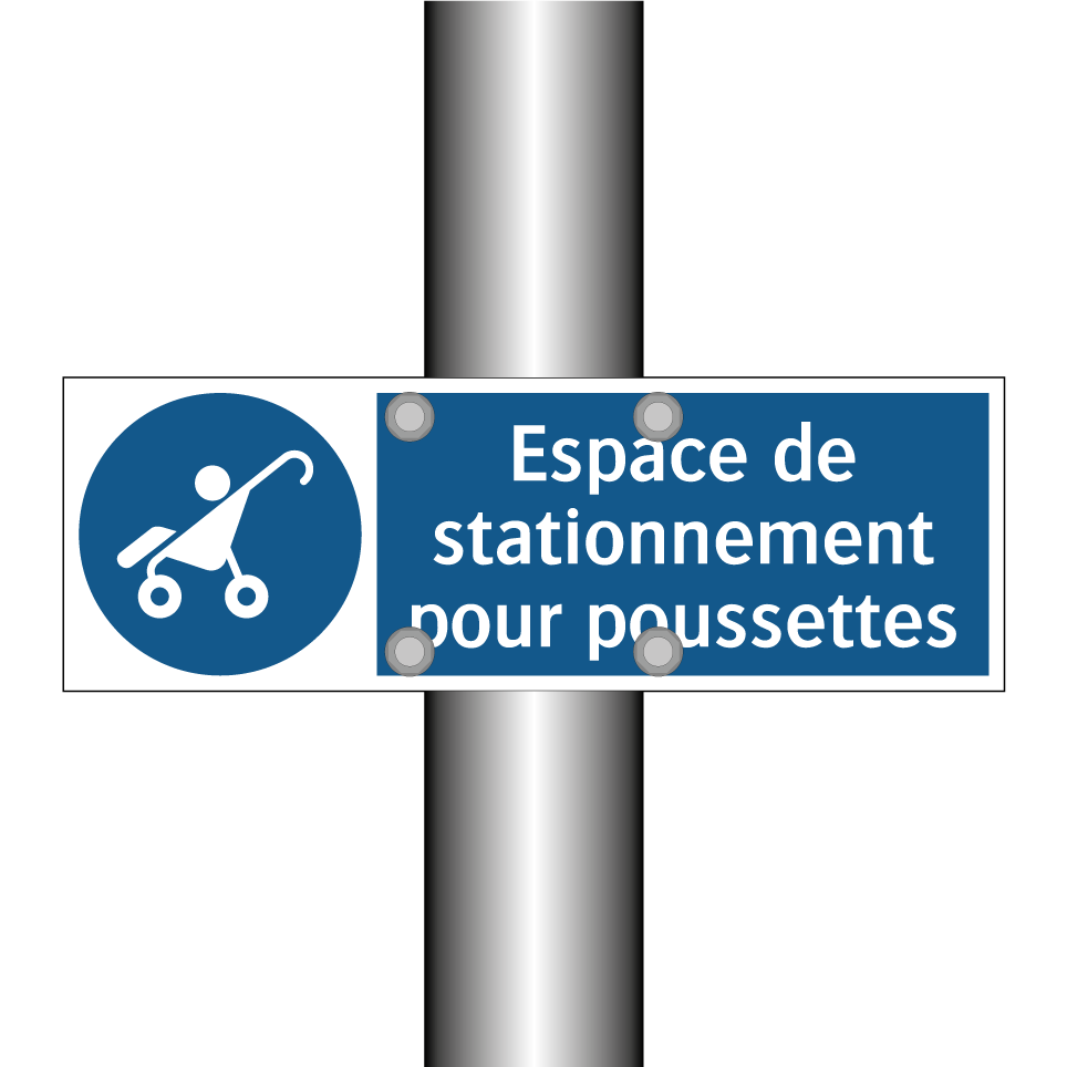 Espace de stationnement pour poussettes