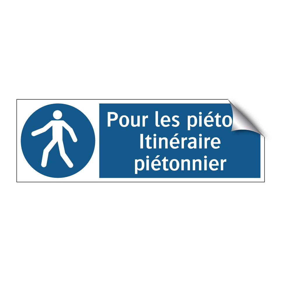 Pour les piétons Itinéraire piétonnier
