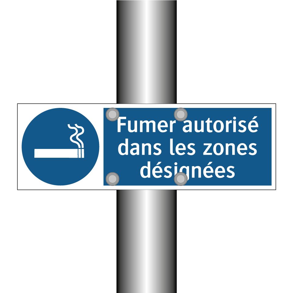 Fumer autorisé dans les zones désignées