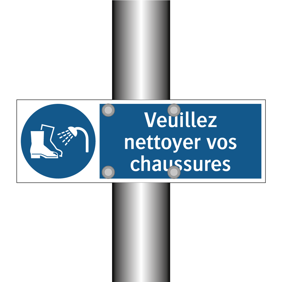 Veuillez nettoyer vos chaussures