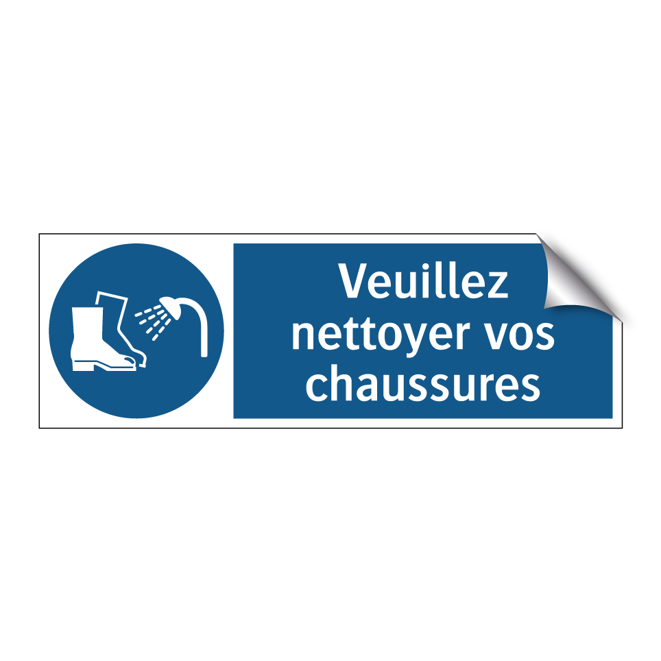 Veuillez nettoyer vos chaussures