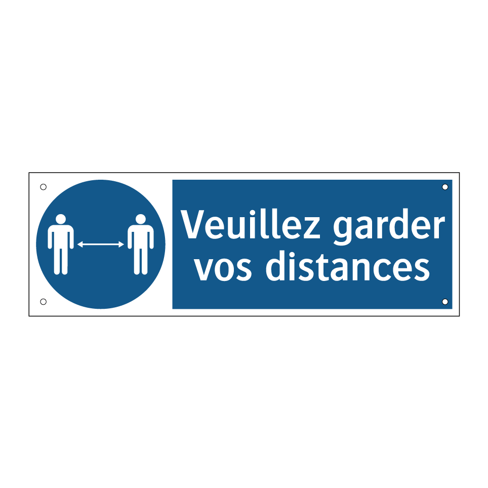 Veuillez garder vos distances