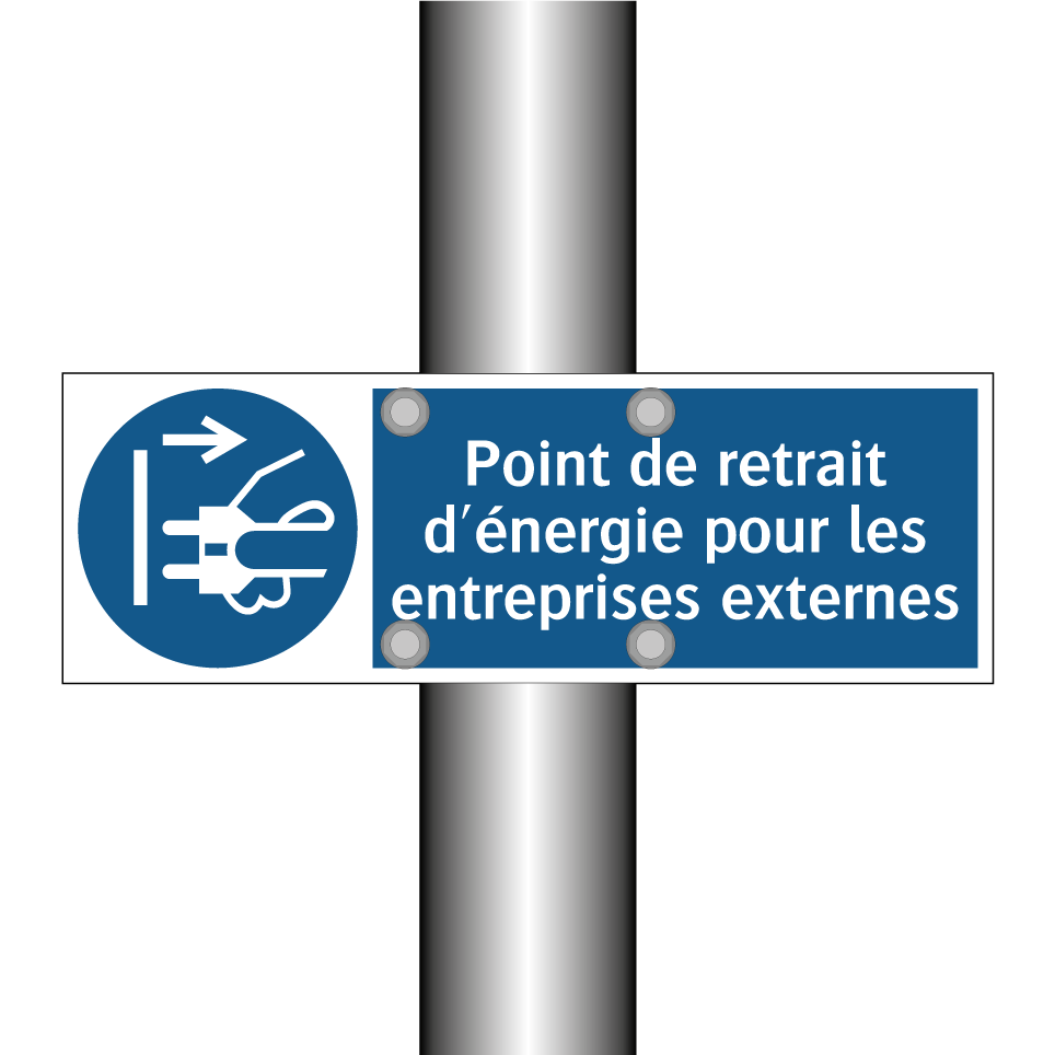 Point de retrait d'énergie pour les entreprises externes