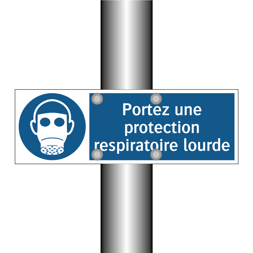 Portez une protection respiratoire lourde
