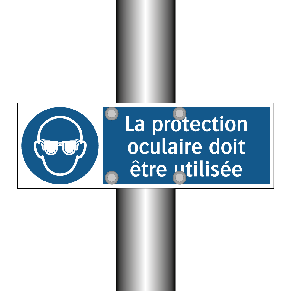 La protection oculaire doit être utilisée