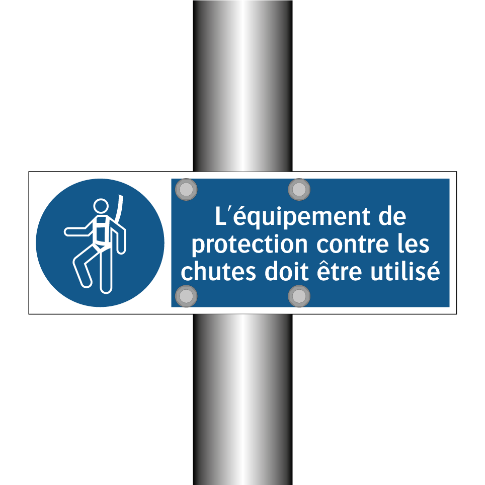 L'équipement de protection contre les chutes doit être utilisé
