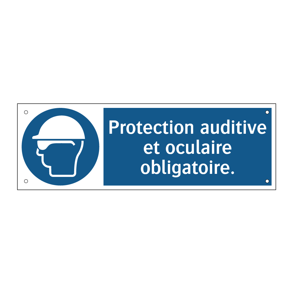 Protection auditive et oculaire obligatoire.
