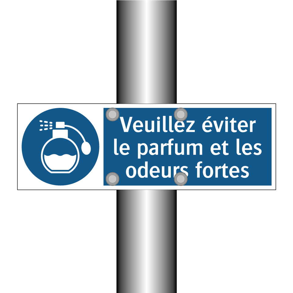 Veuillez éviter le parfum et les odeurs fortes