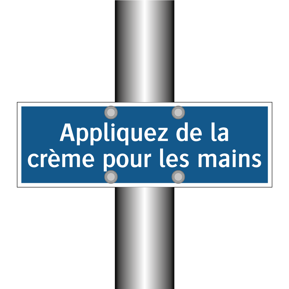 Appliquez de la crème pour les mains