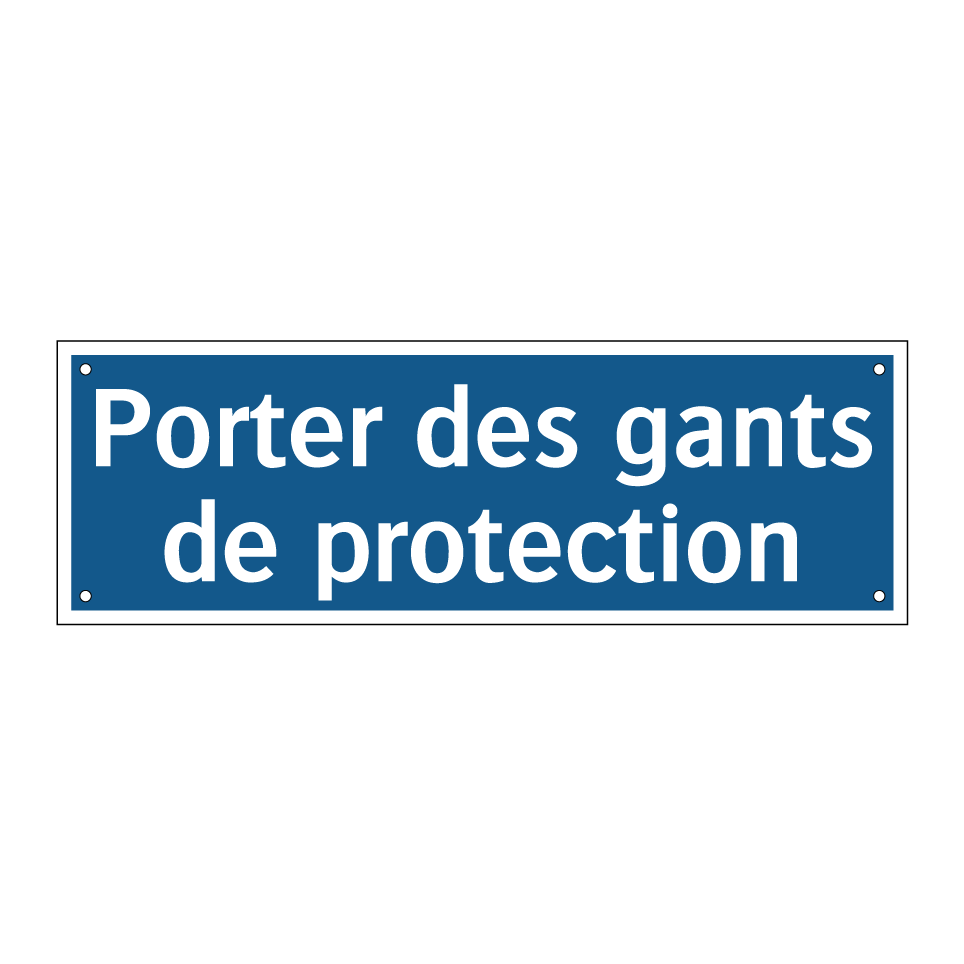 Porter des gants de protection