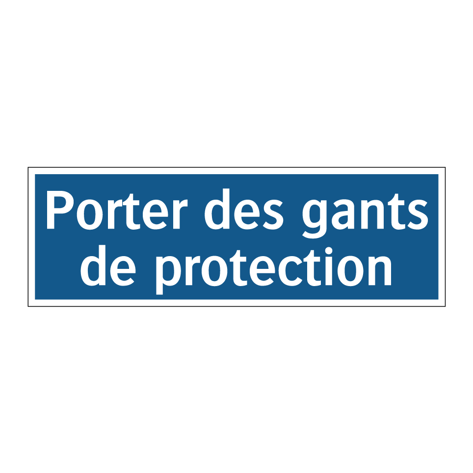 Porter des gants de protection