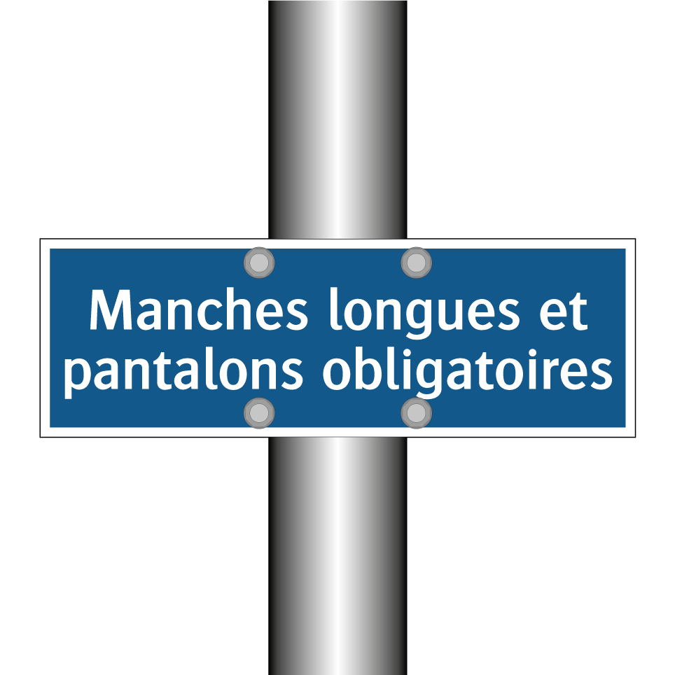 Manches longues et pantalons obligatoires