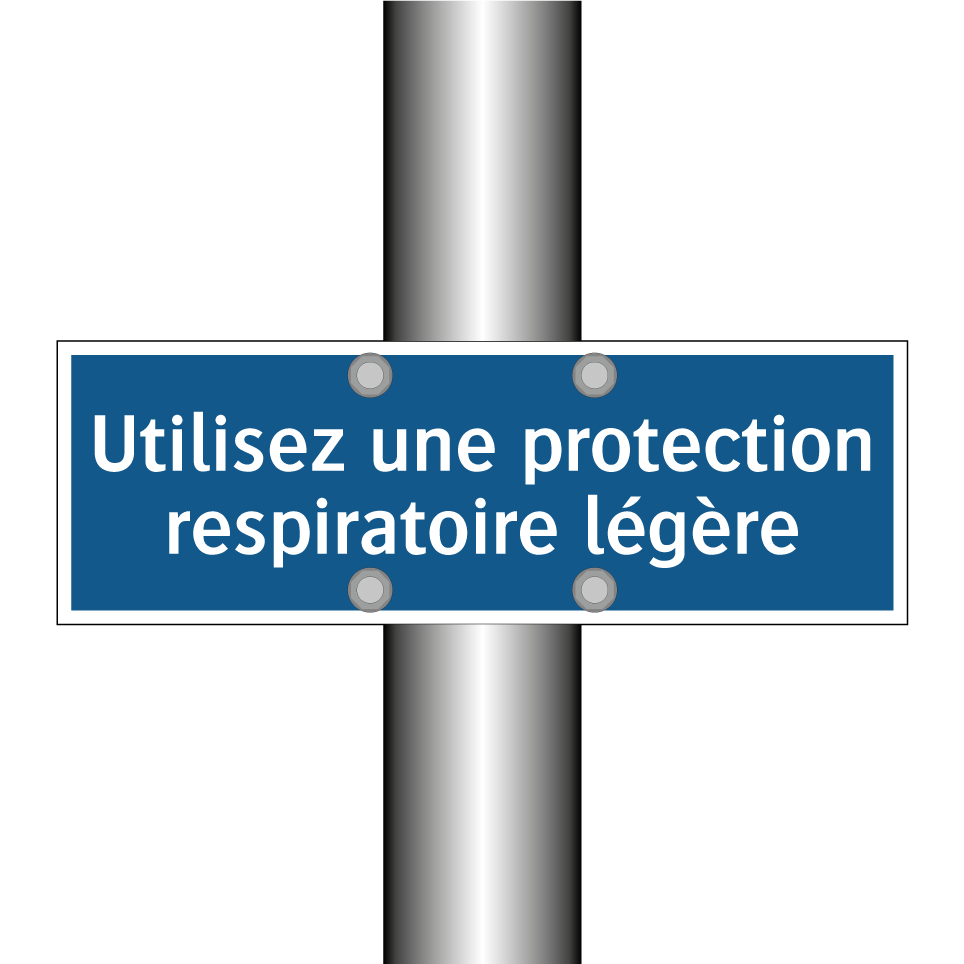 Utilisez une protection respiratoire légère