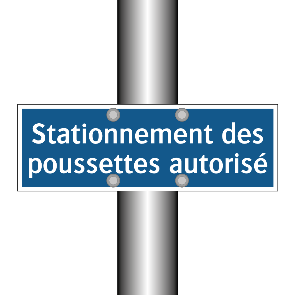 Stationnement des poussettes autorisé