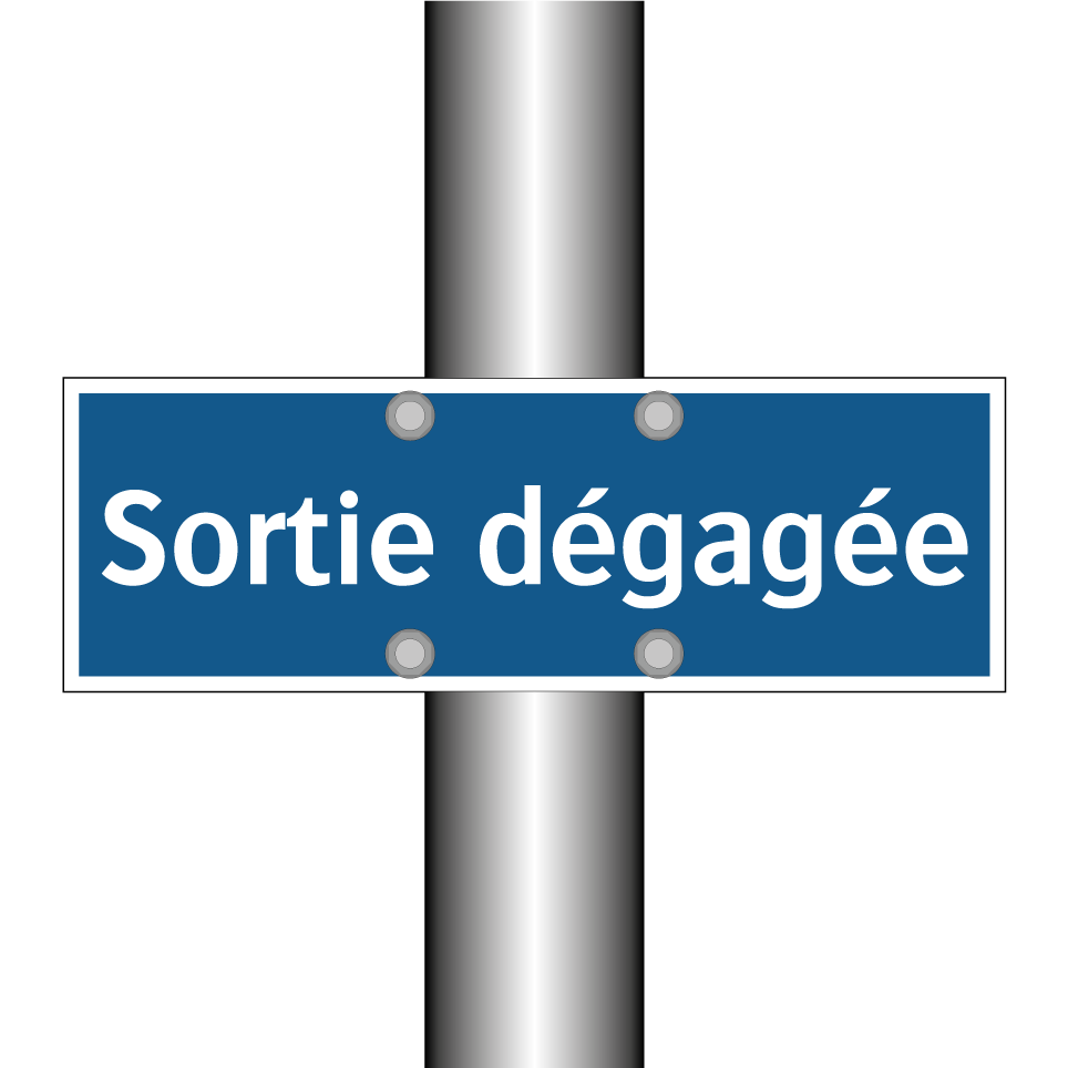 Sortie dégagée