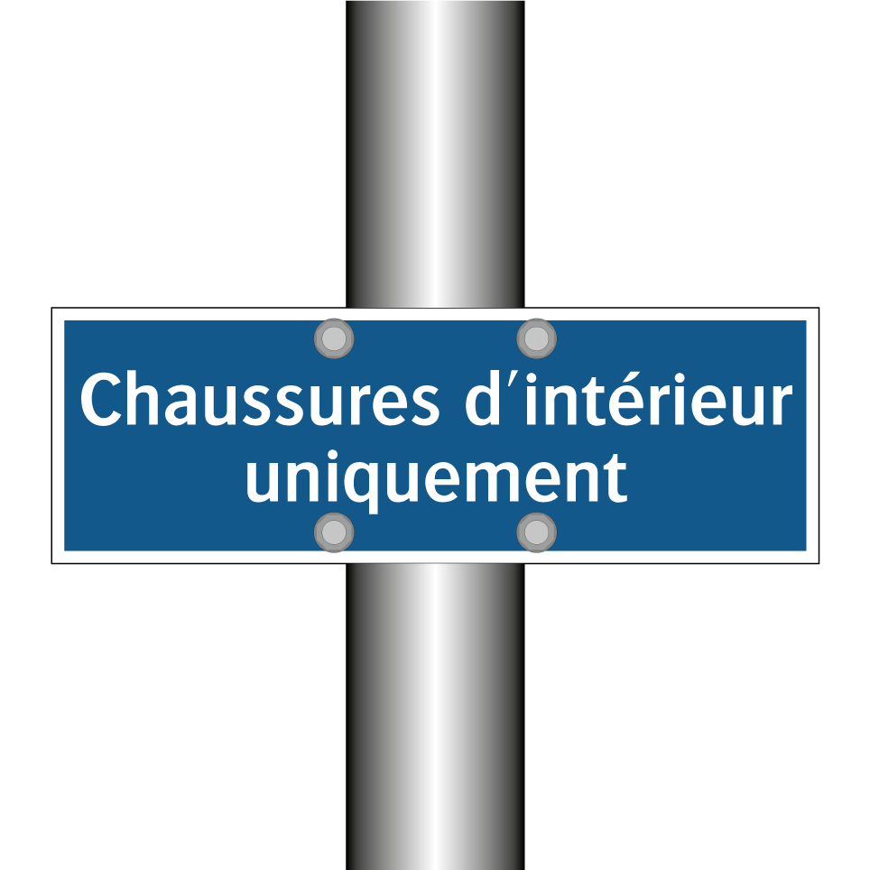 Chaussures d'intérieur uniquement