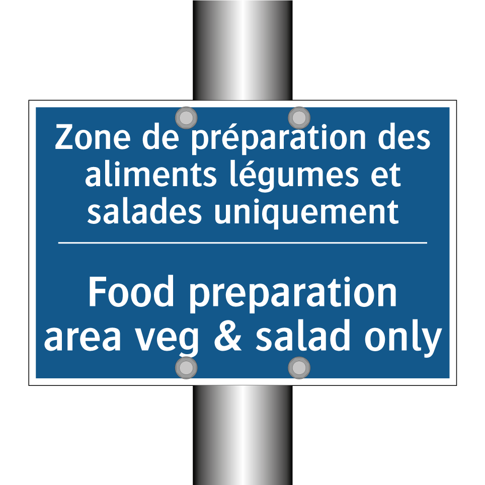 Zone de préparation des aliments /.../ - Food preparation area veg & salad /.../