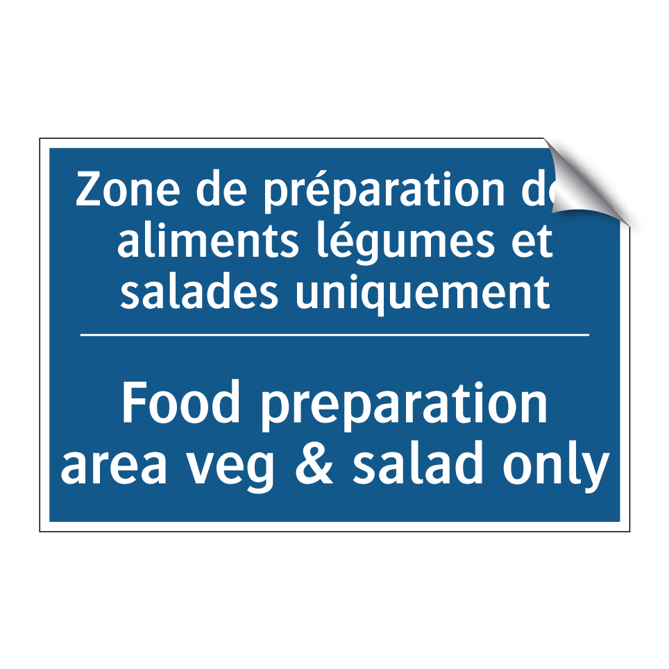 Zone de préparation des aliments /.../ - Food preparation area veg & salad /.../