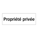 Propriété privée