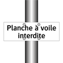 Planche à voile interdite