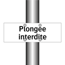 Plongée interdite