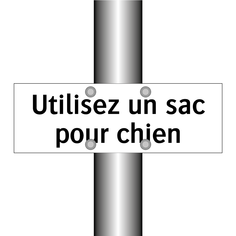 Utilisez un sac pour chien