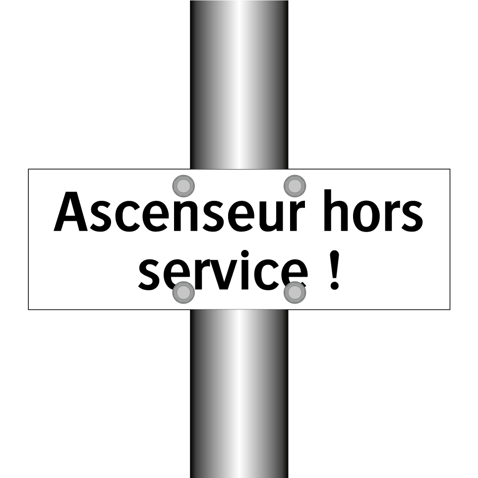 Ascenseur hors service !