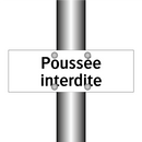 Poussée interdite
