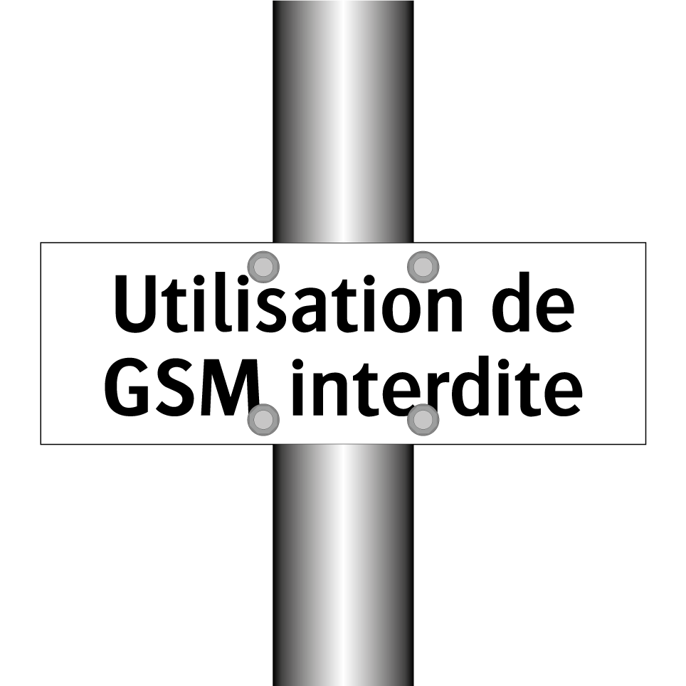 Utilisation de GSM interdite