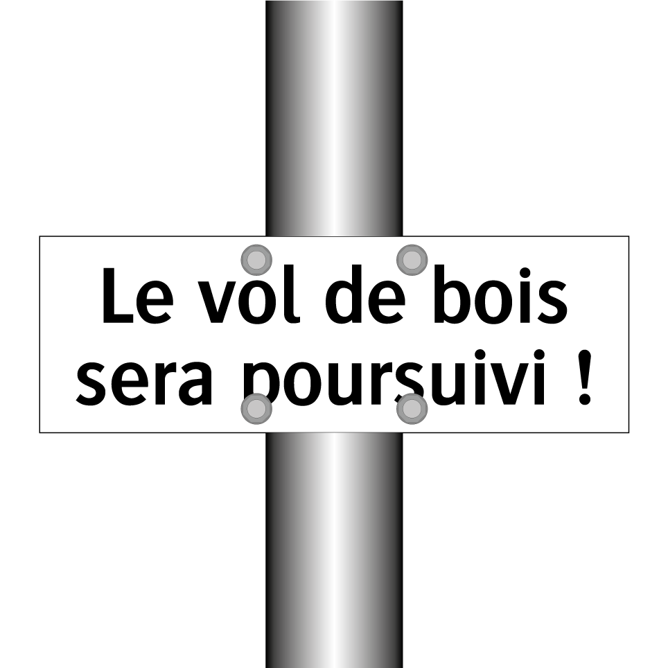 Le vol de bois sera poursuivi !